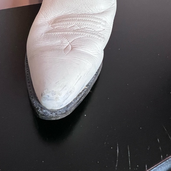 Vittorio Ricci White Cowgirl Boots 6M - Picture 10 of 16